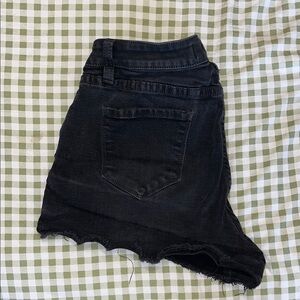 Rock & Roll Cowgirl Black Jean Shorts